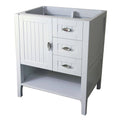 29 in. White Single Sink Vanity Cabinet Q483