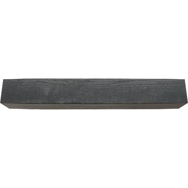 Rough Sawn Faux Wood Fireplace Mantel, Aged Ash A202