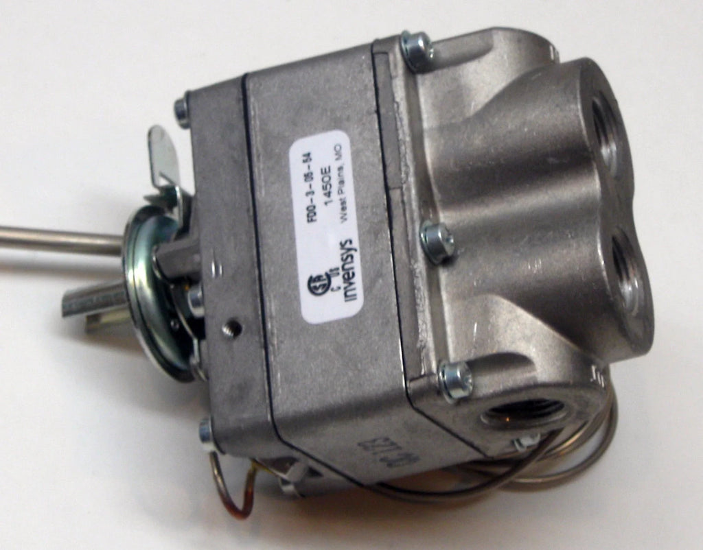 Gas Thermostat, 3/8 in Pipe, 150 to 550 F L580940