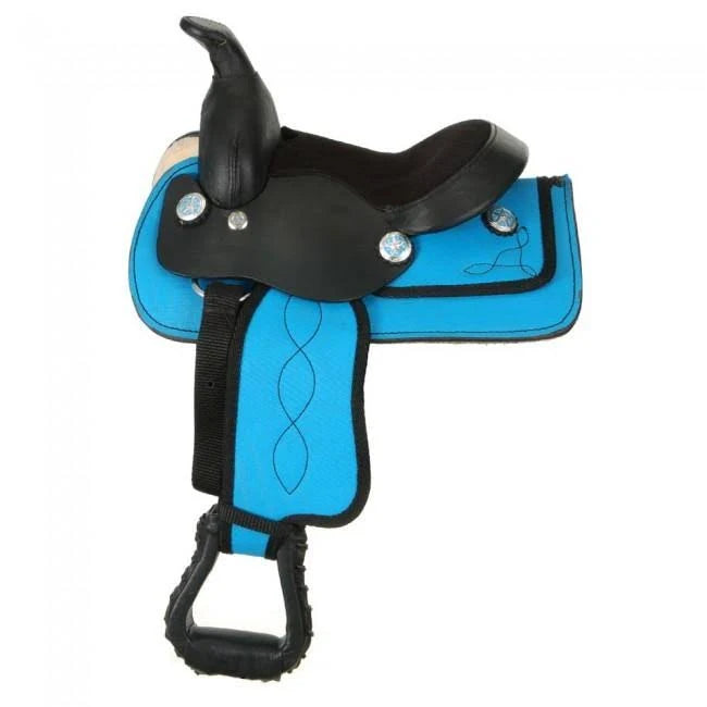 Purple Miniature Western Saddle O51992