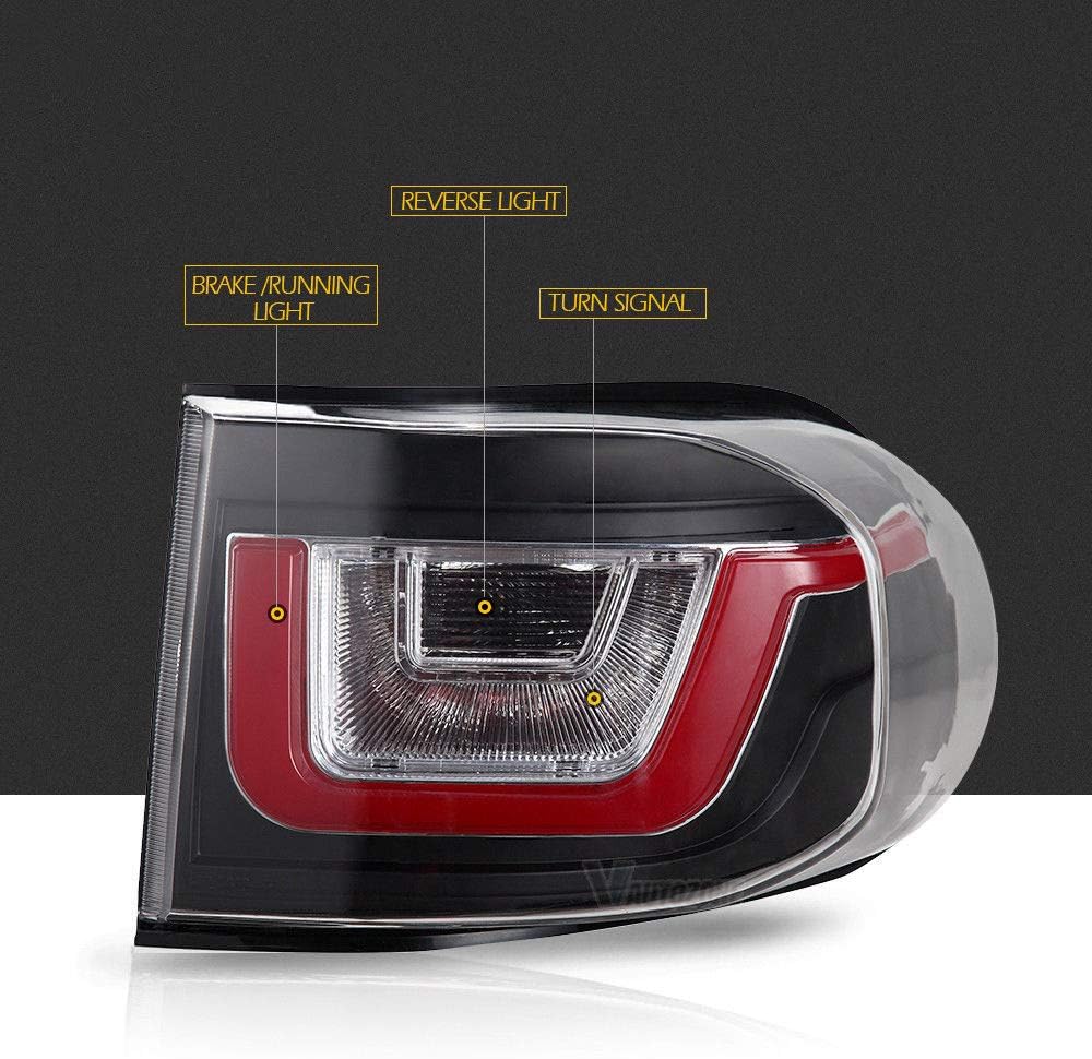 LED Halo Projector Headlights with Grille and Tail Light for Toyota FJ Cruiser Q1937