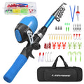 Portable Telescopic Fishing Rod and Reel Combo Starter Kit N290