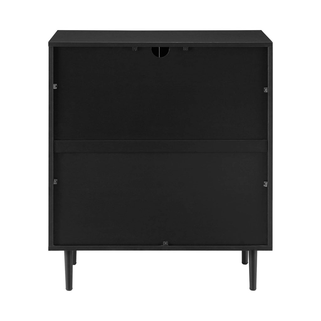 Solid Black Accent Cabinet L5698