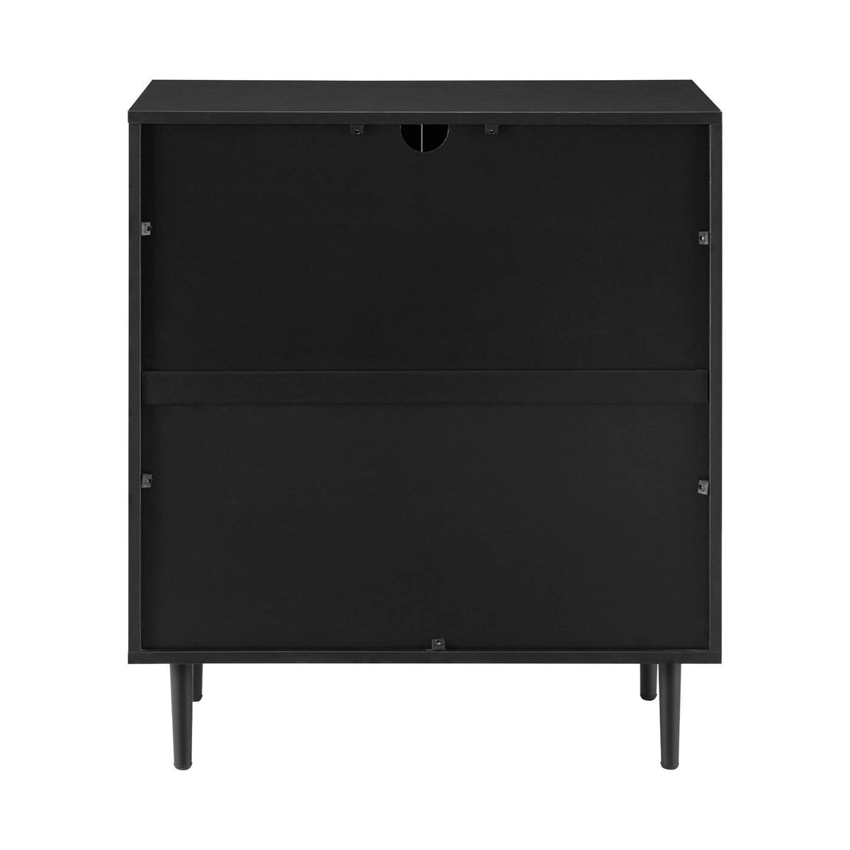 Solid Black Accent Cabinet L5698