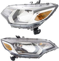 Headlight Assembly Driver and Passenger Side with Bulbs R3760