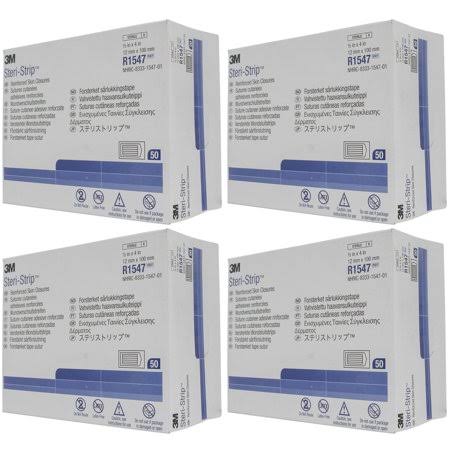 Steri-Strip Skin Closure Strips - 1/4 inch x 4 inch - Case of 200 N511841