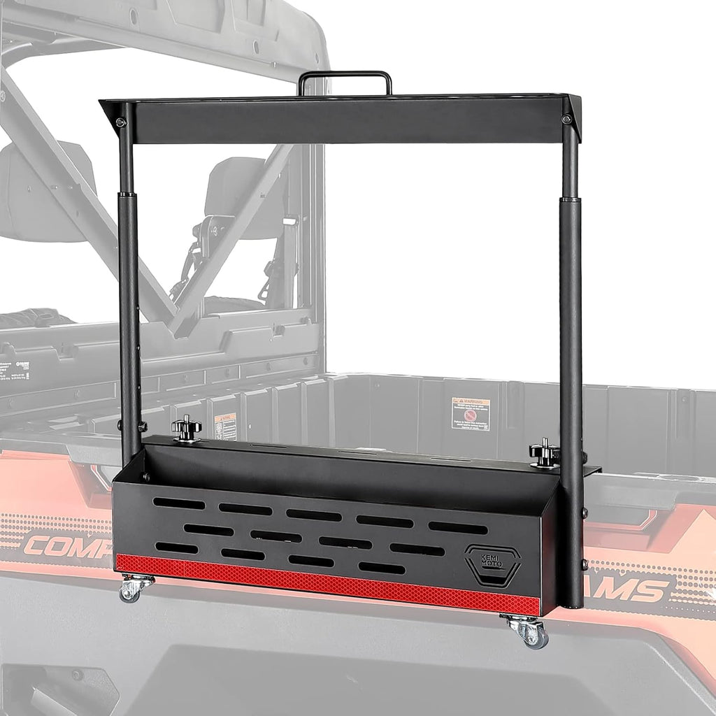 Aluminum Bed Storage Rack with Wheels B5739
