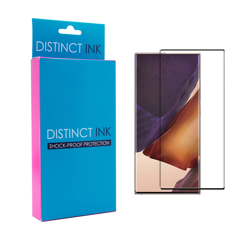 Clear Shockproof Hybrid Case with TPU Bumper and Tempered Glass Screen Protector K78606