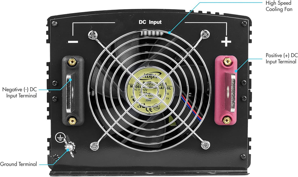 12V 8000 Watt Power Inverter with Remote Control N3267