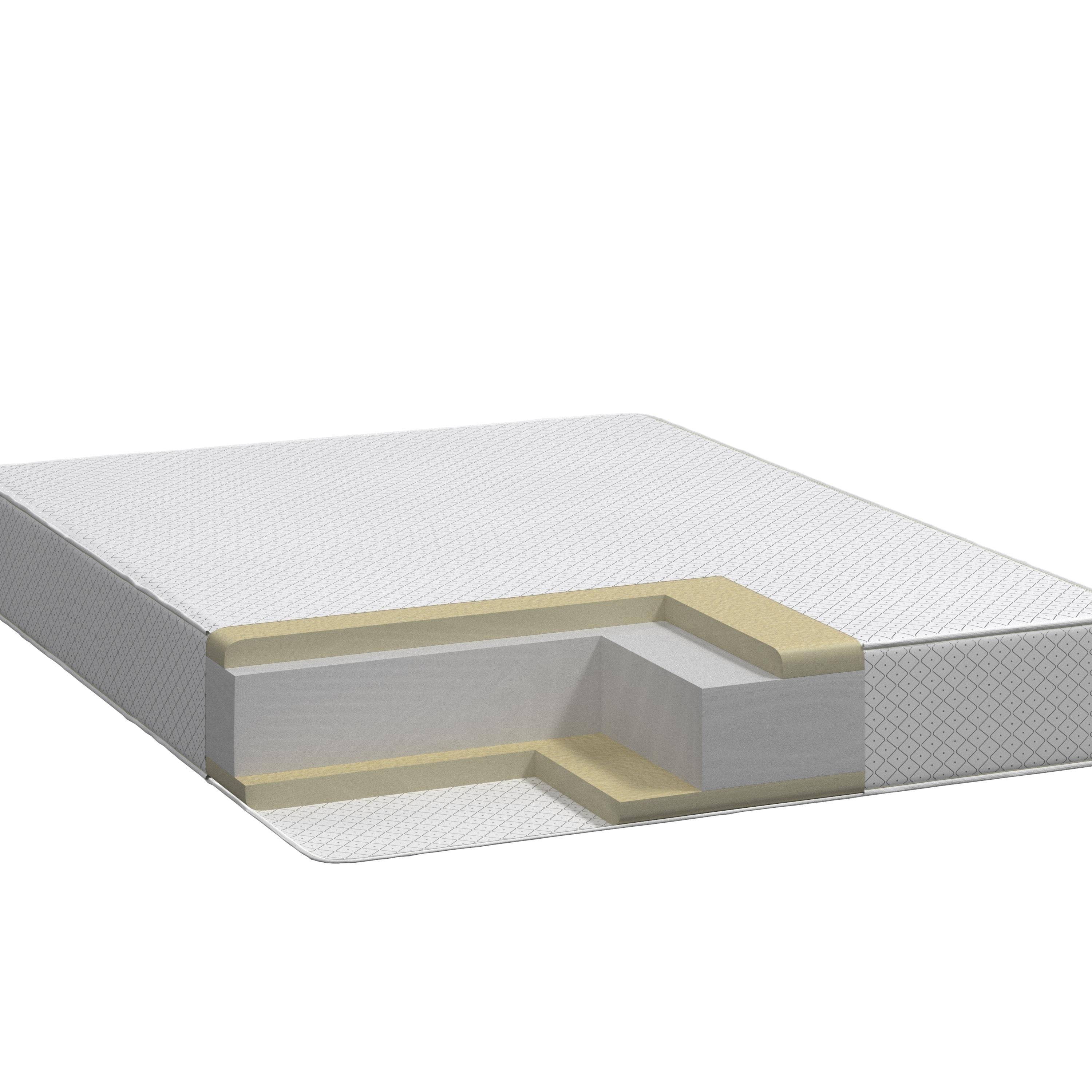Firm 10-Inch King Size Foam Mattress and Foundation Set U776248