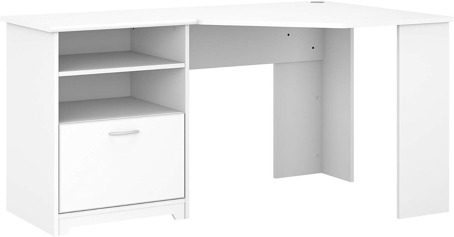 Espresso Oak Corner Desk D8298