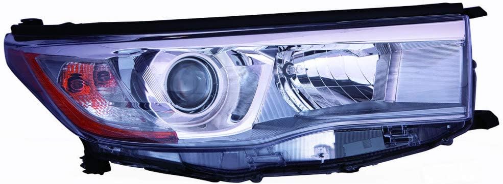 Headlight Assembly for Toyota Highlander Hybrid 2014 2015 2016 Passenger Side I949994