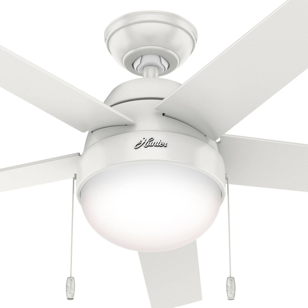Matte Silver LED Ceiling Fan Z348