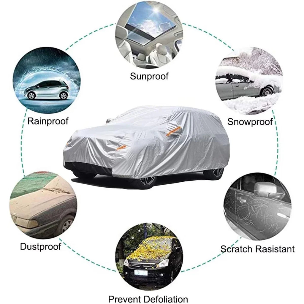 Silver Waterproof SUV Car Cover B50645