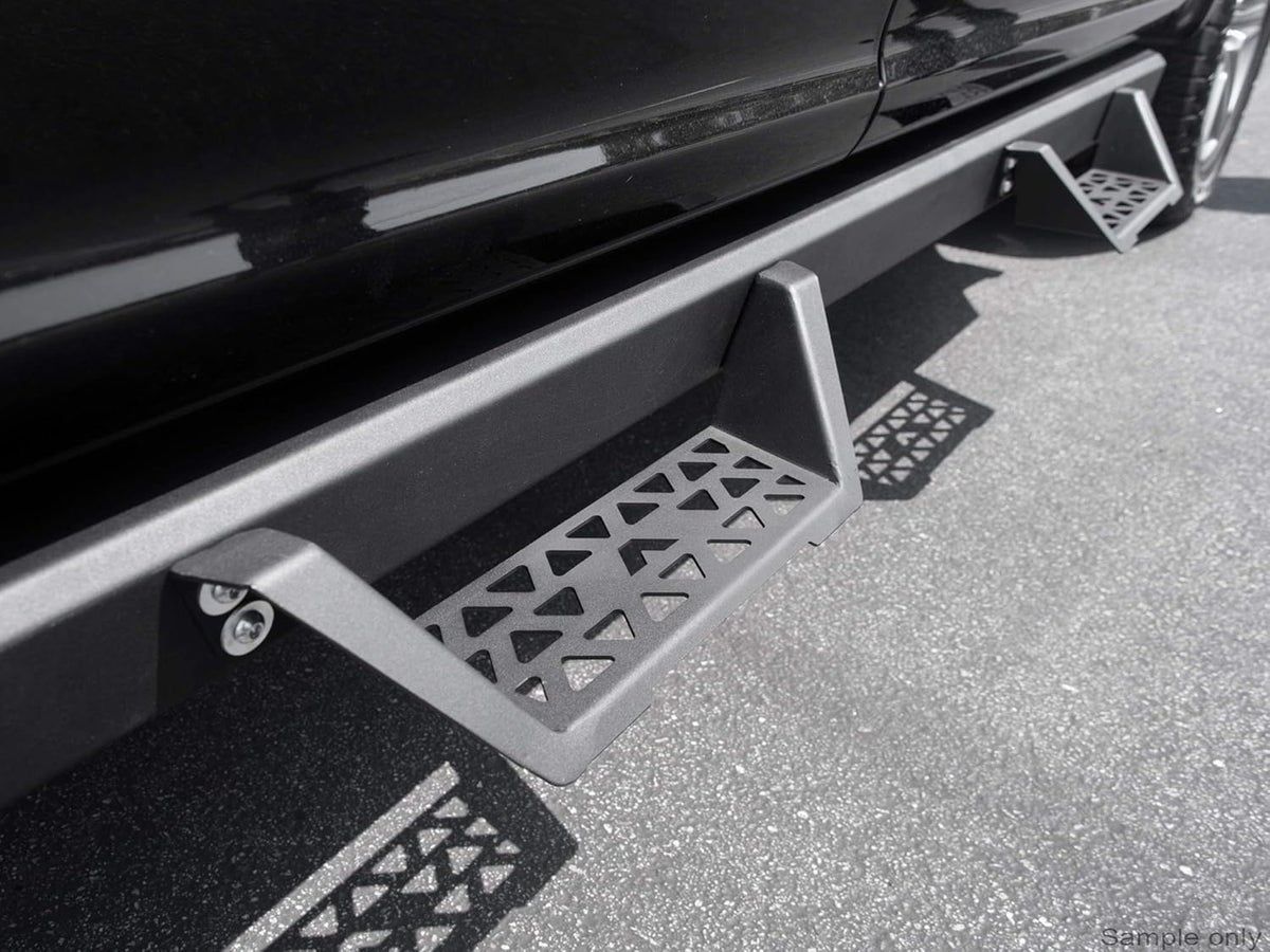 Matte Black Drop Steps for Ford F-150 Super Duty W943101