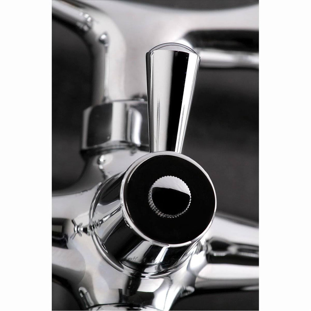 Brushed Brass Clawfoot Tub Faucet with Hand Shower W467458