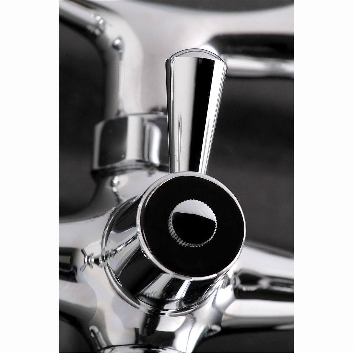 Brushed Brass Clawfoot Tub Faucet with Hand Shower W467458