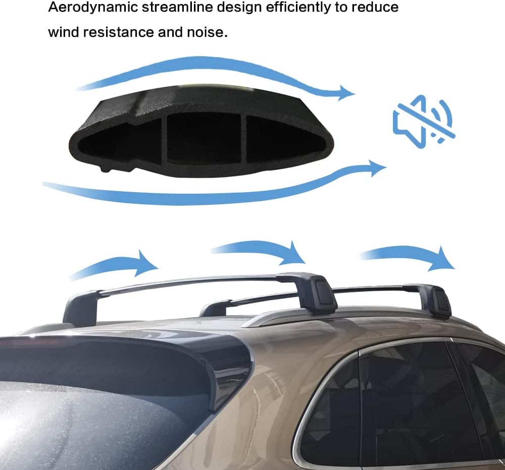 Lockable Aluminum Roof Rack Crossbars R201