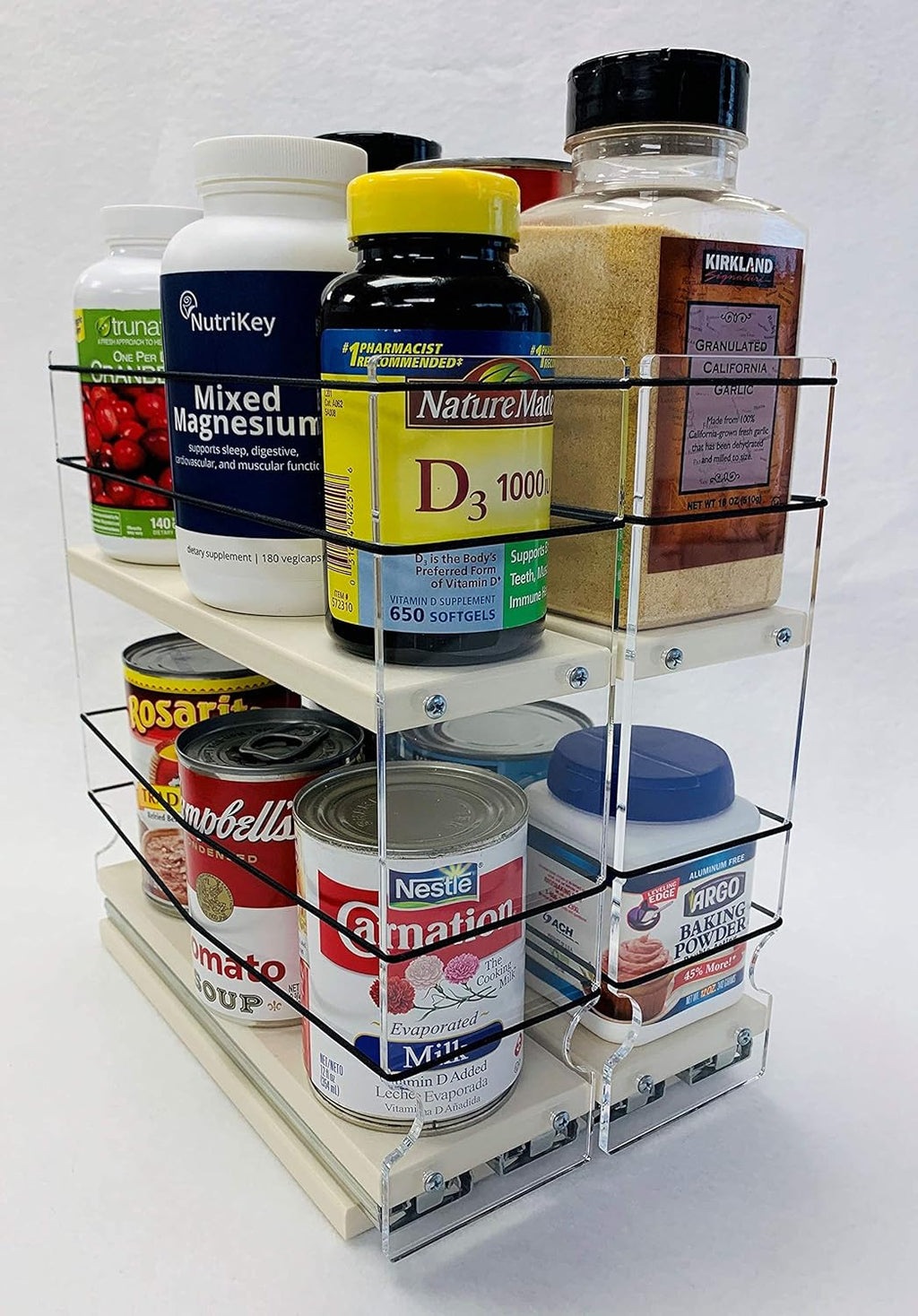 Two-Tiered Spice Organizer for Large Containers U545870