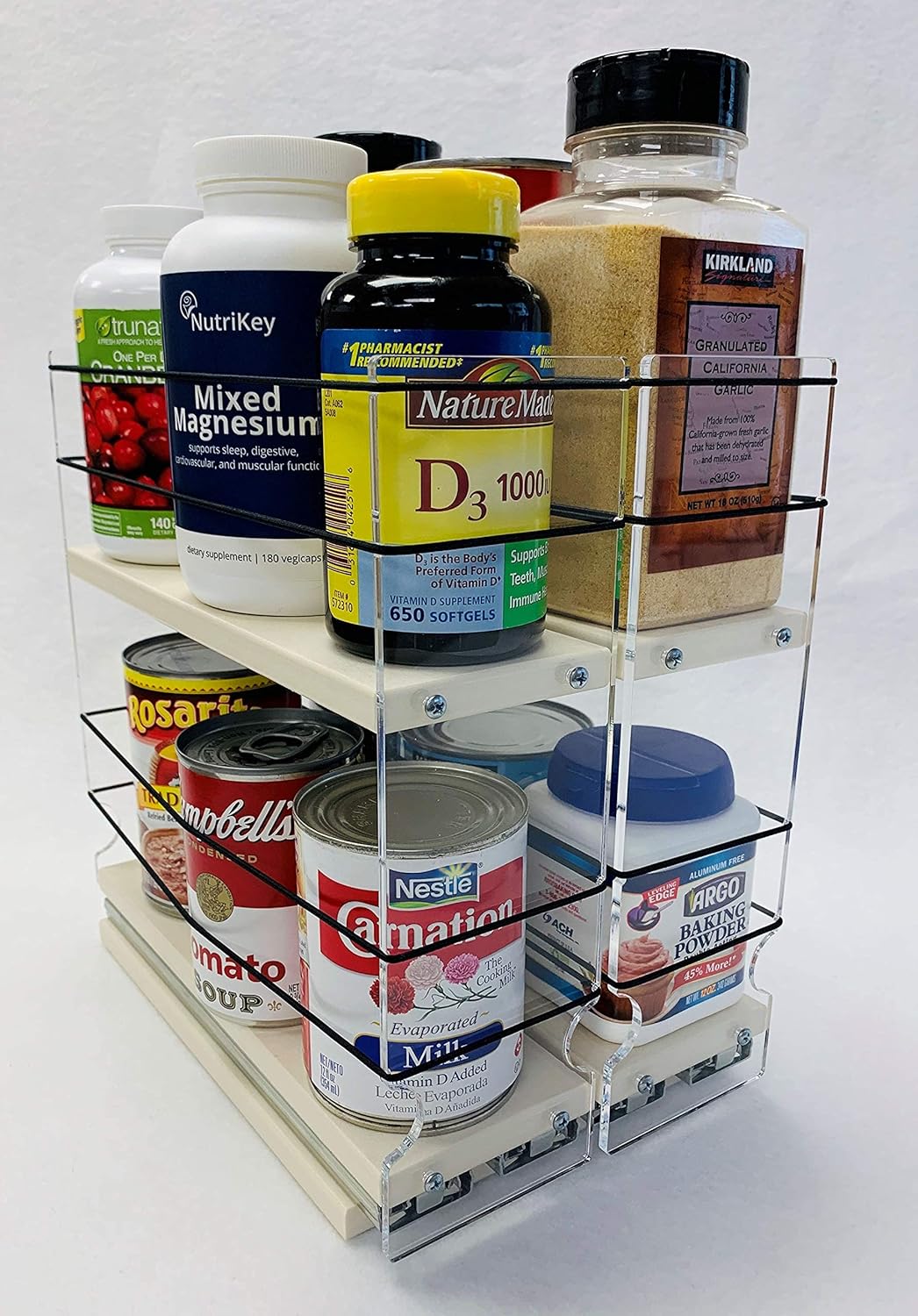 Two-Tiered Spice Organizer for Large Containers U545870