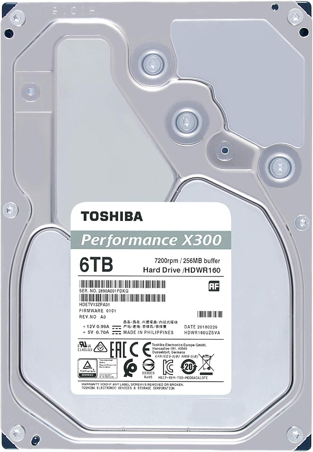 6TB 3.5-Inch Internal Hard Drive 7200 RPM G12300