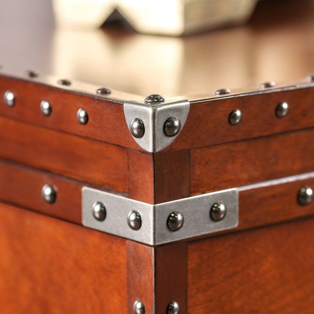 Industrial Cherry Solid Wood Coffee Table W634