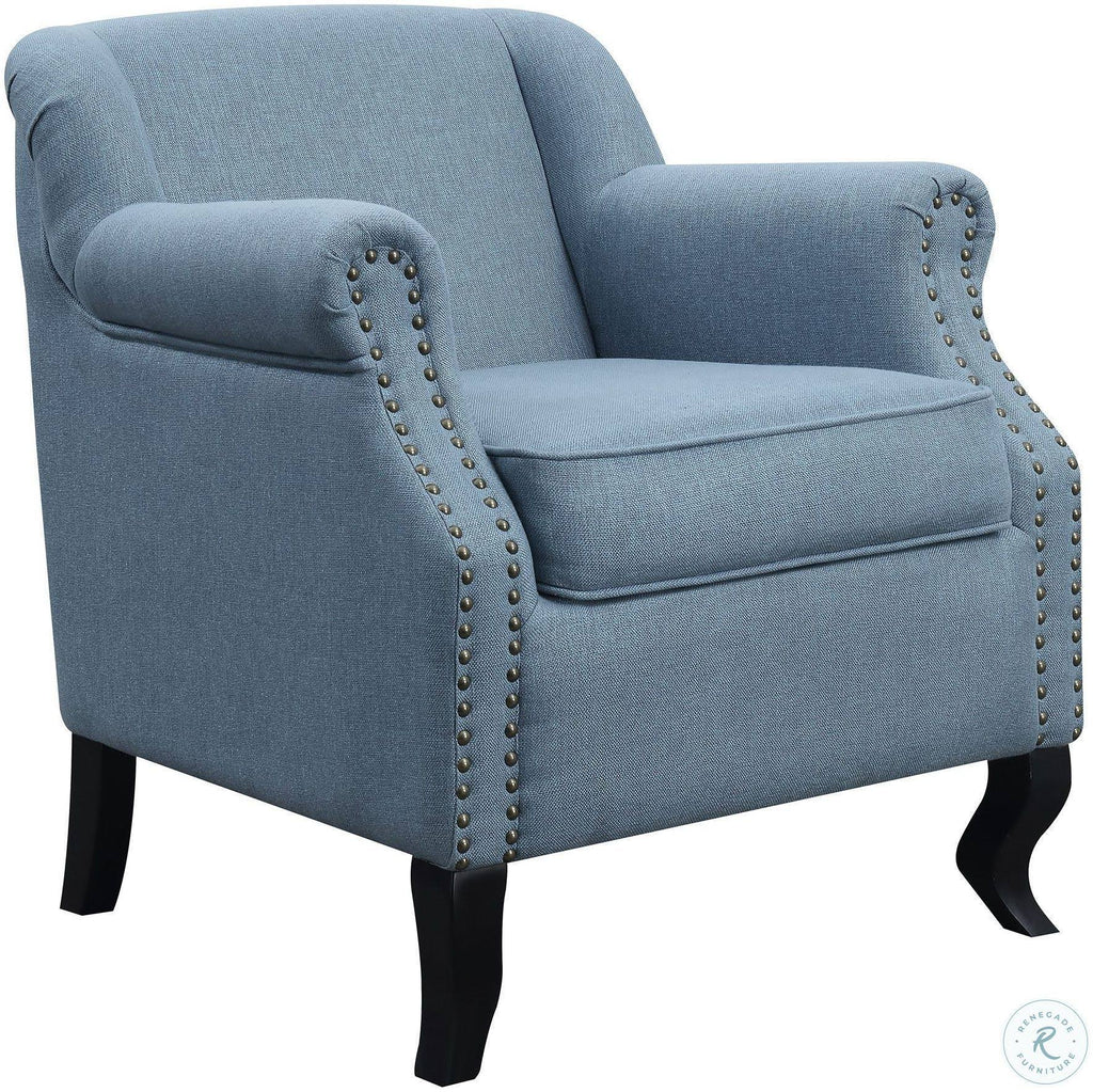 Light Blue Accent Chair U101