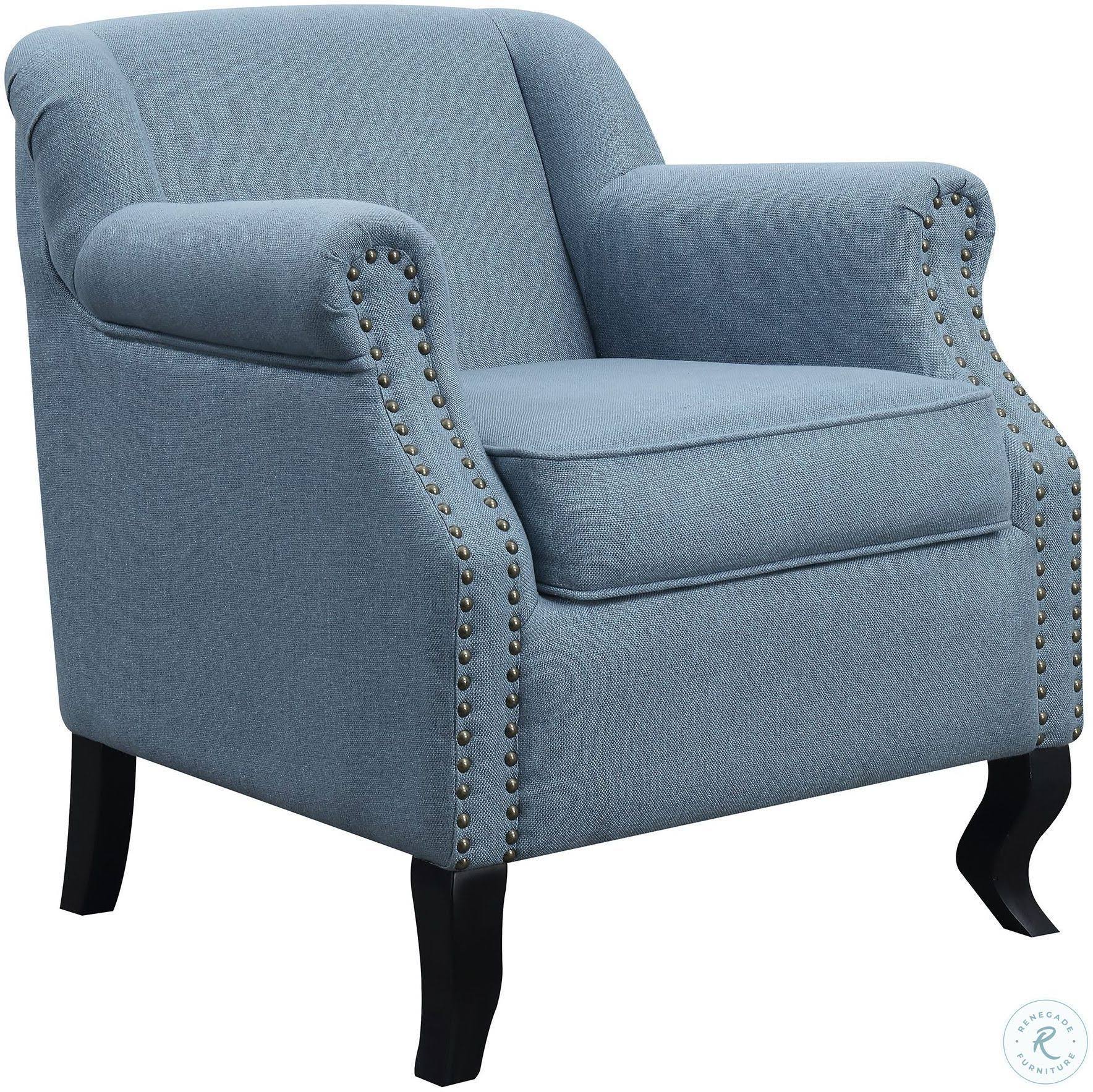 Light Blue Accent Chair U101