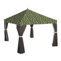 Camo Green Replacement Canopy Top Cover for 10' x 12' Gazebo J669428