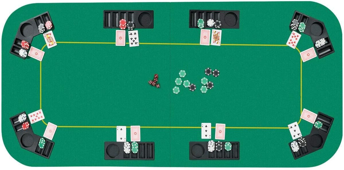 8 Player Poker Mat with Carrying Bag E802113
