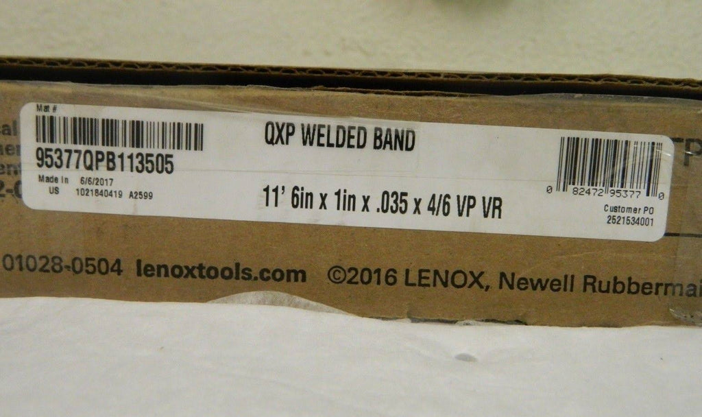 Bimetal Band Saw Blade, 11 ft. 6 in. L F5730