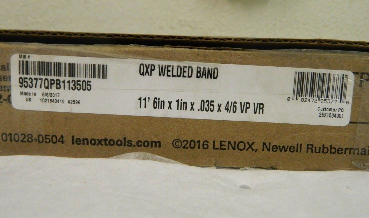 Bimetal Band Saw Blade, 11 ft. 6 in. L F5730