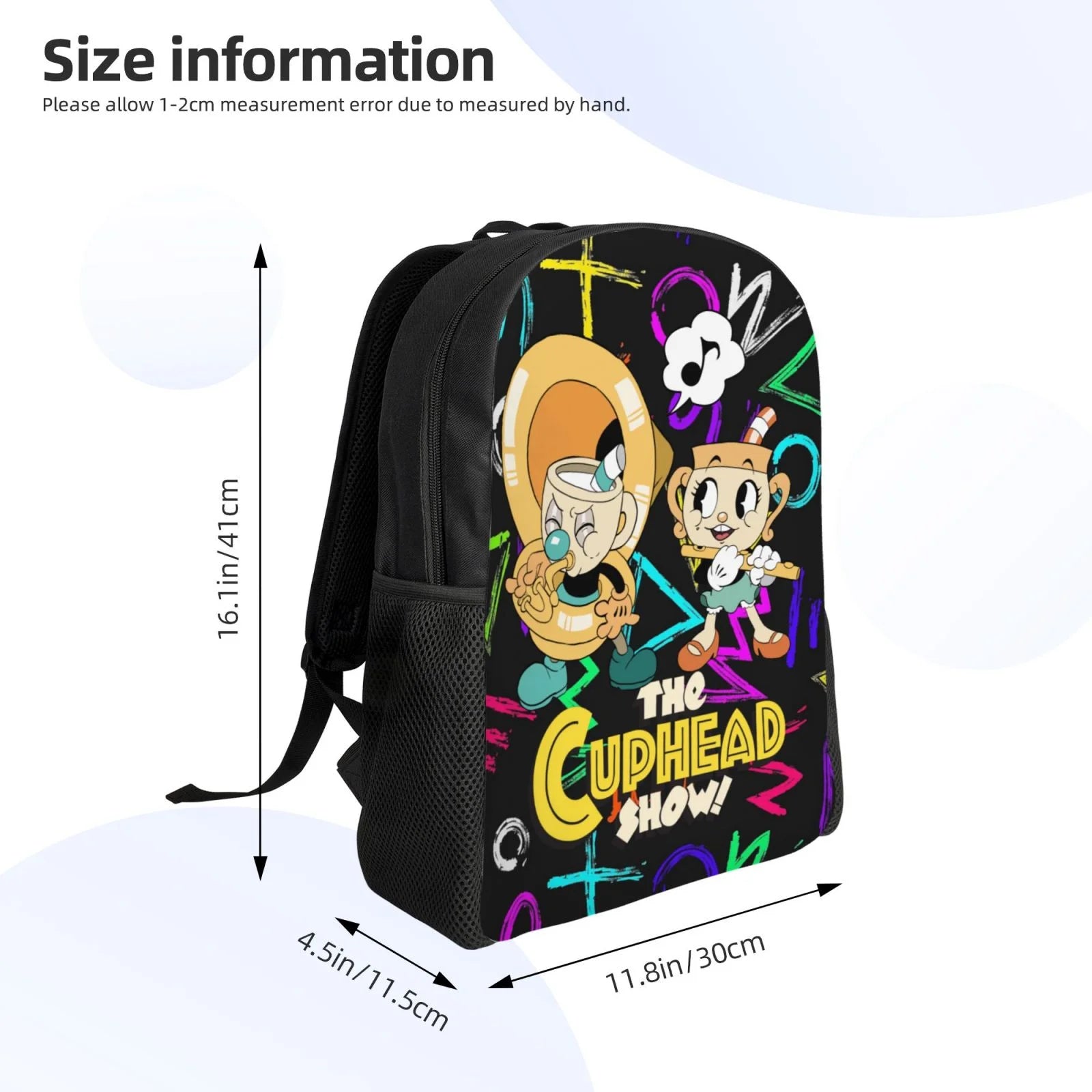 Cuphead Backpack Lightweight Daypack Rucksack J5795