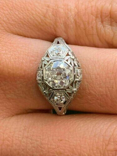 14K White Gold Diamond Ring K742712