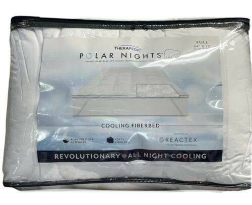 White Cooling Down Alternative Full Fiberbed J469