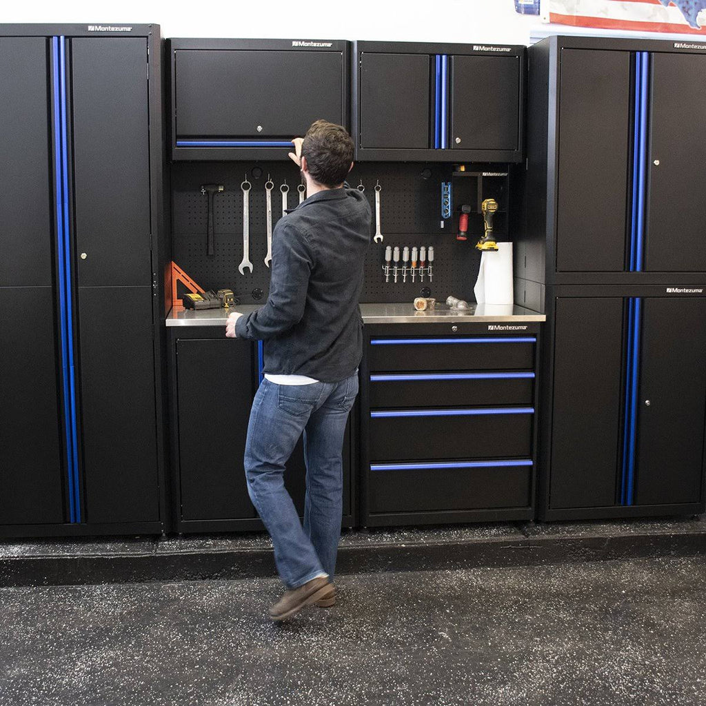 4-Drawer Base Cabinet with Stainless Steel Worktop X343