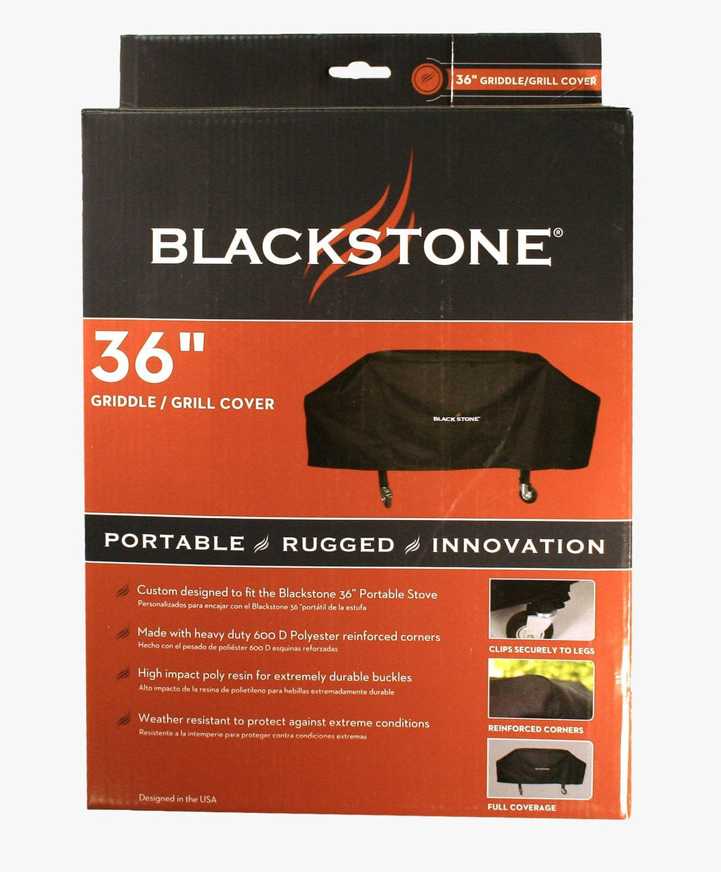 36" Black Heavy Duty Grill Cover R758876