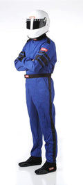 Blue/Black Stripe 1-Pc Driving Suit XL C629607