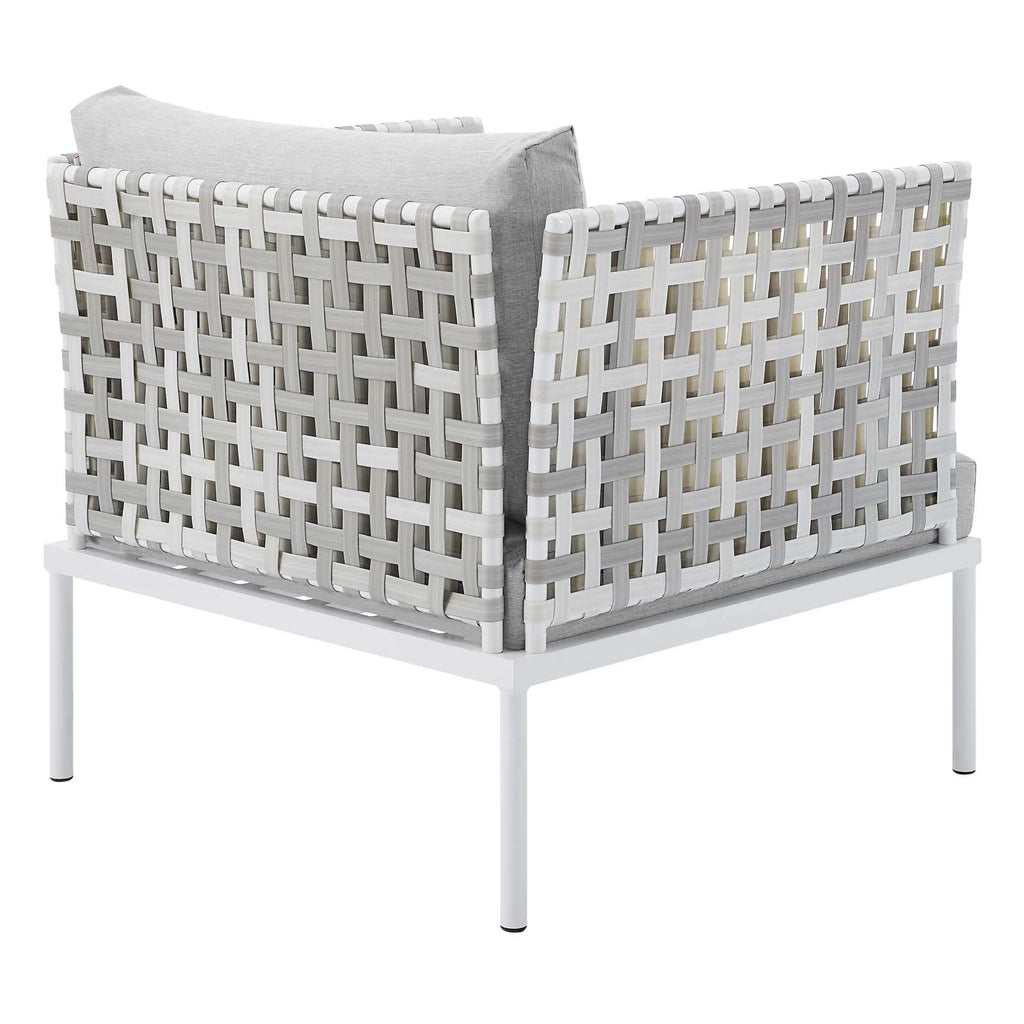 10-Piece Aluminum Outdoor Sectional Sofa Set in Taupe Gray L1796