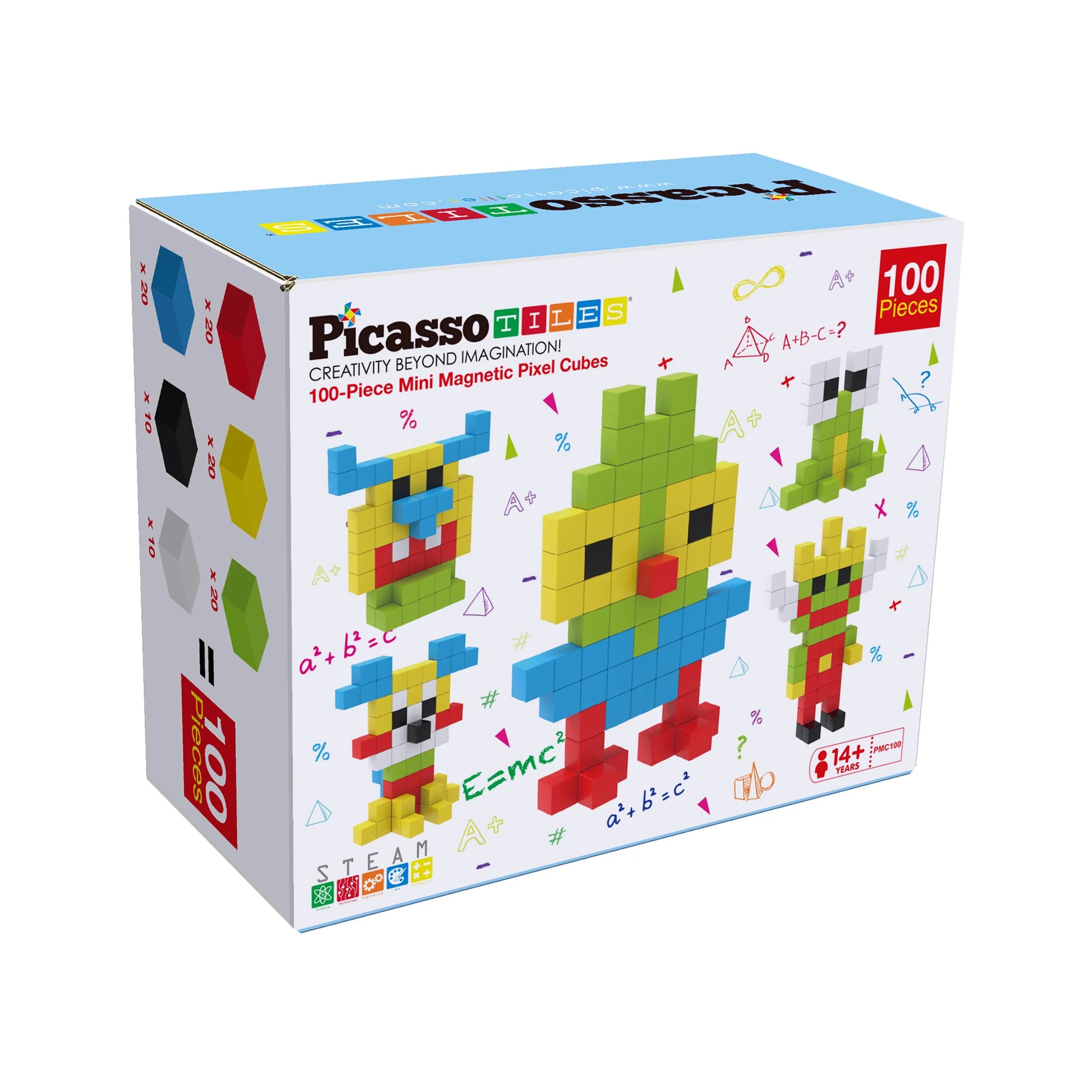 100 Piece Magnetic Cube Puzzle Toy Kit F806