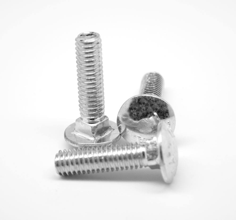 1/2x22-13 x 3x22 (FT) Coarse Thread Grade 5 Carriage Bolt Medium Carbon Steel Zinc Plated Pk 250 H907
