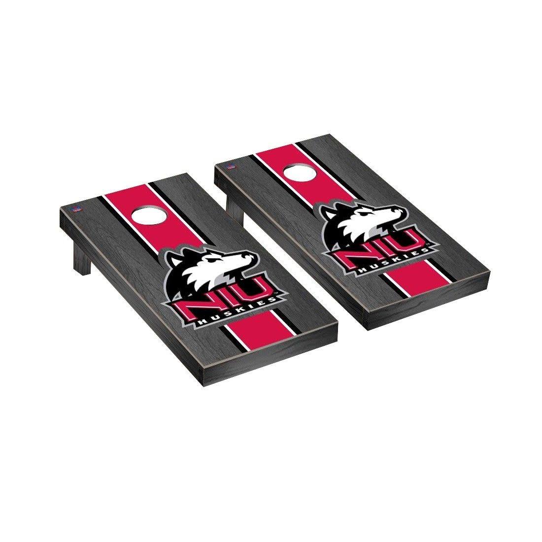Cornhole Game Set Onyx Stained Stripe Version Z622
