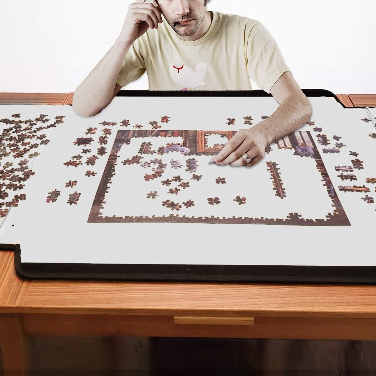 Jigsaw Puzzle Board for 1000 Pieces, Portable Storage Case D316