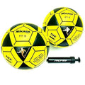 Black/Yellow 2 Pack Soccer Ball W2721