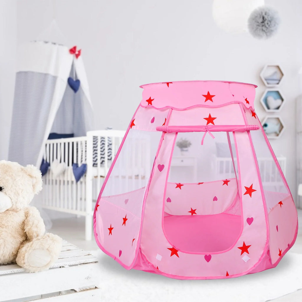 Pink Kids Pop Up Play Tent Z8757