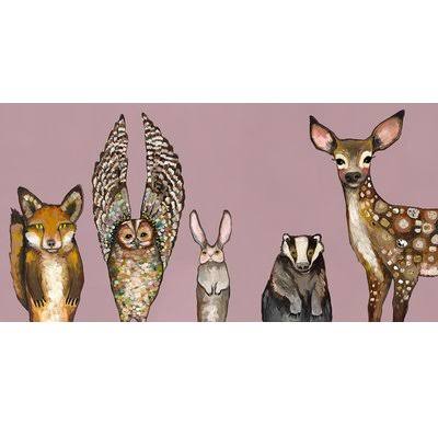 Pink Canvas Print of Painting W29713