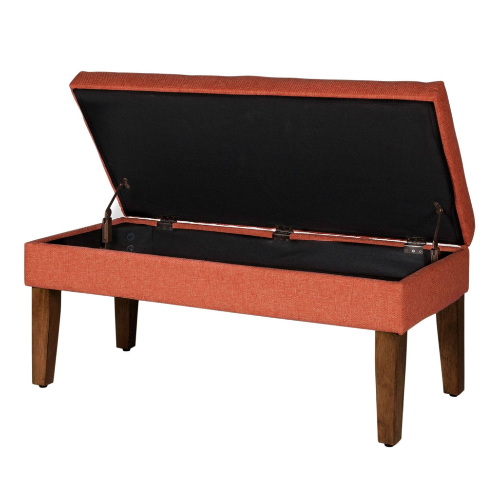 Coral Decorative Storage Bench A183093