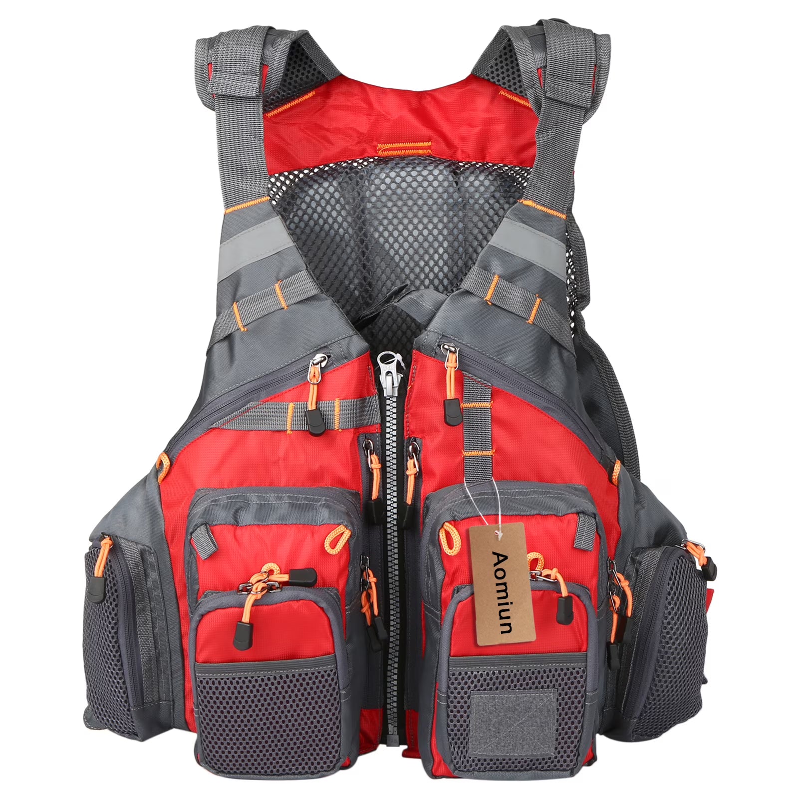 Outdoor Breathable Padded Fishing Life Jacket Swimming Sailing Waistcoat Floatation Device D739