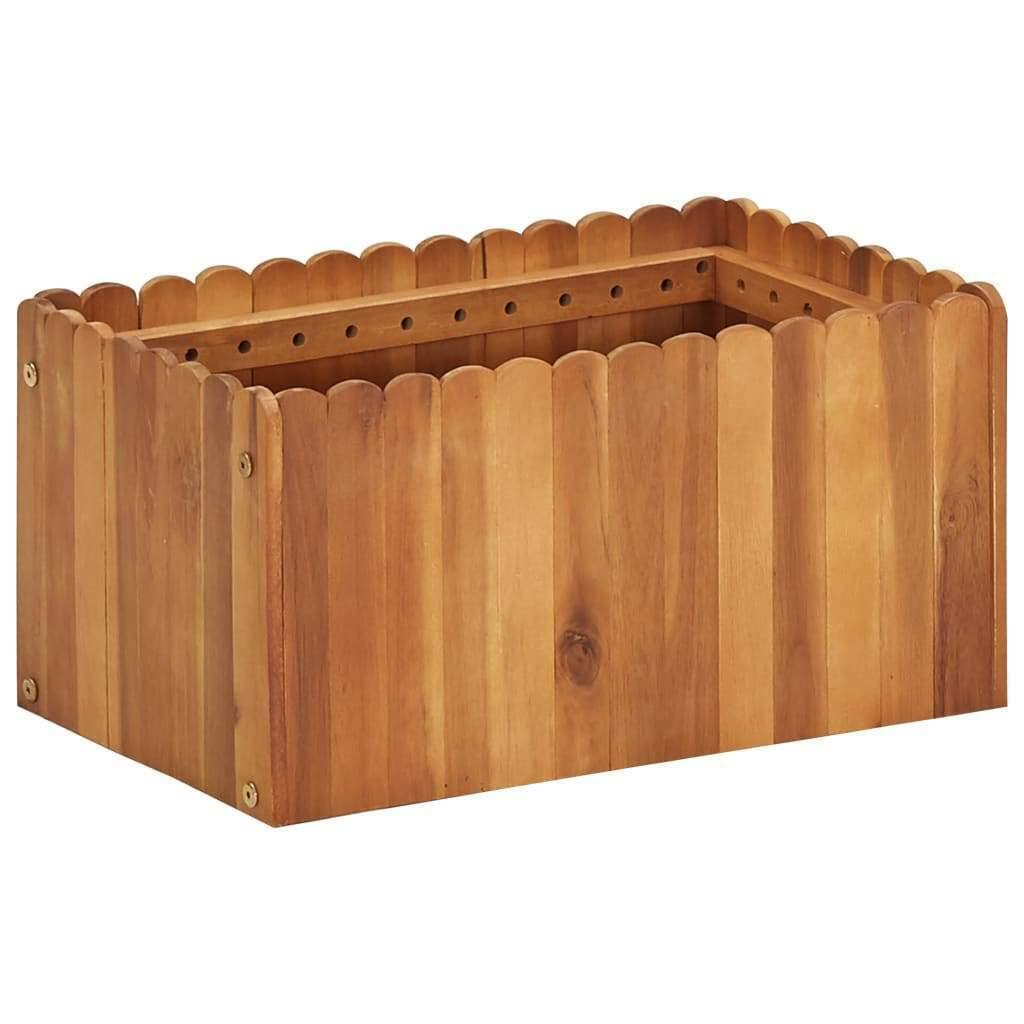 Solid Acacia Wood Garden Raised Bed Z806140
