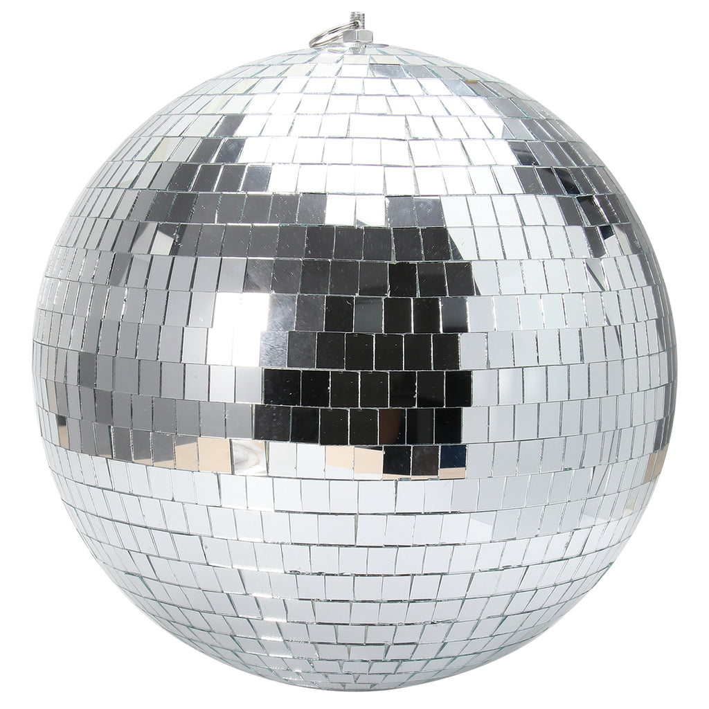 Silver Disco Mirror Ball with Hook V33458